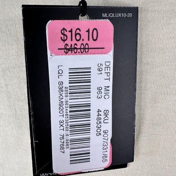 Murano Liquid Luxury Men's Yellow Golf Shirt 3XLT Tall Lightweight & Comfortable - Picture 8 of 12